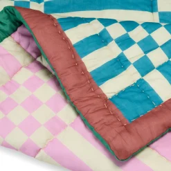 Reversible Cotton Quilt Throw