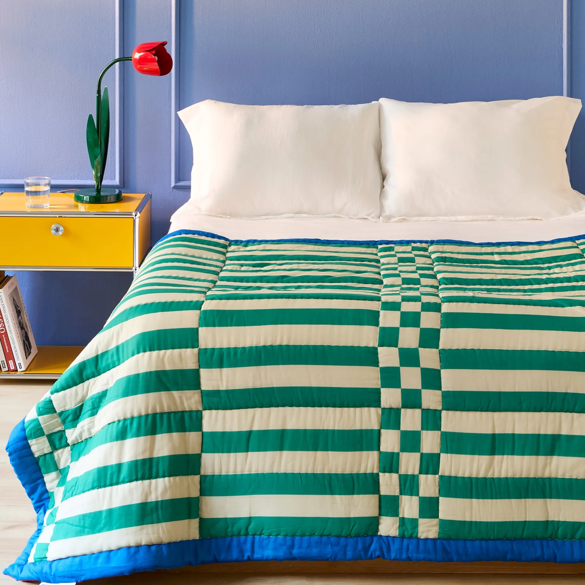Reversible Cotton Quilt Throw