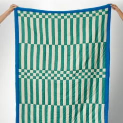 Reversible Cotton Quilt Throw