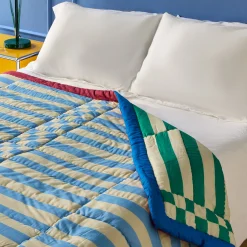Reversible Cotton Quilt Throw