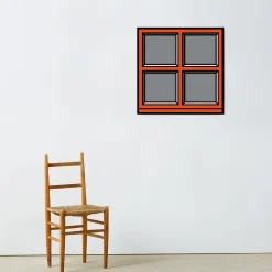 Richard Woods Window 01 Framed Poster