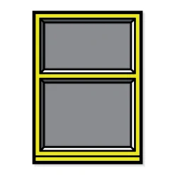 Richard Woods Window 02 Framed Poster