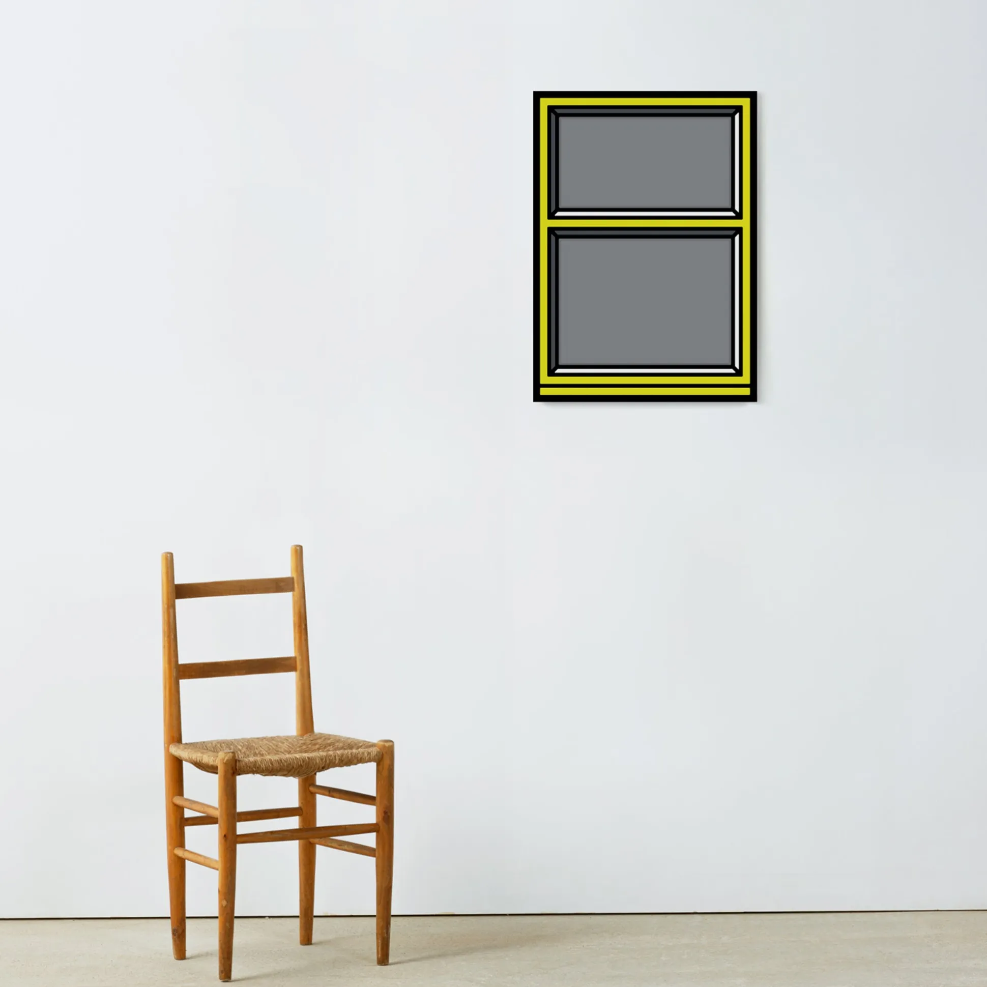Richard Woods Window 02 Framed Poster