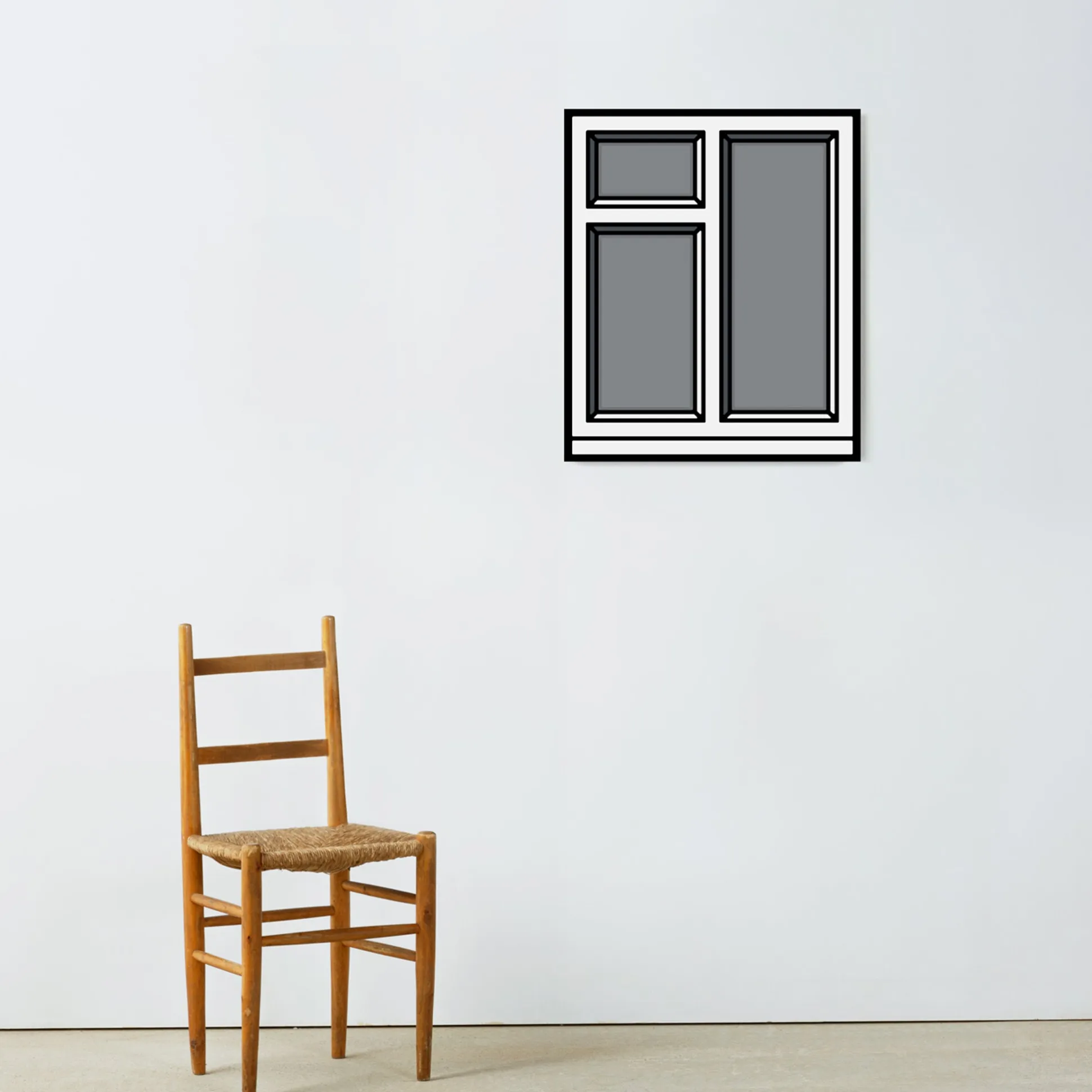 Richard Woods Window 04 Framed Poster