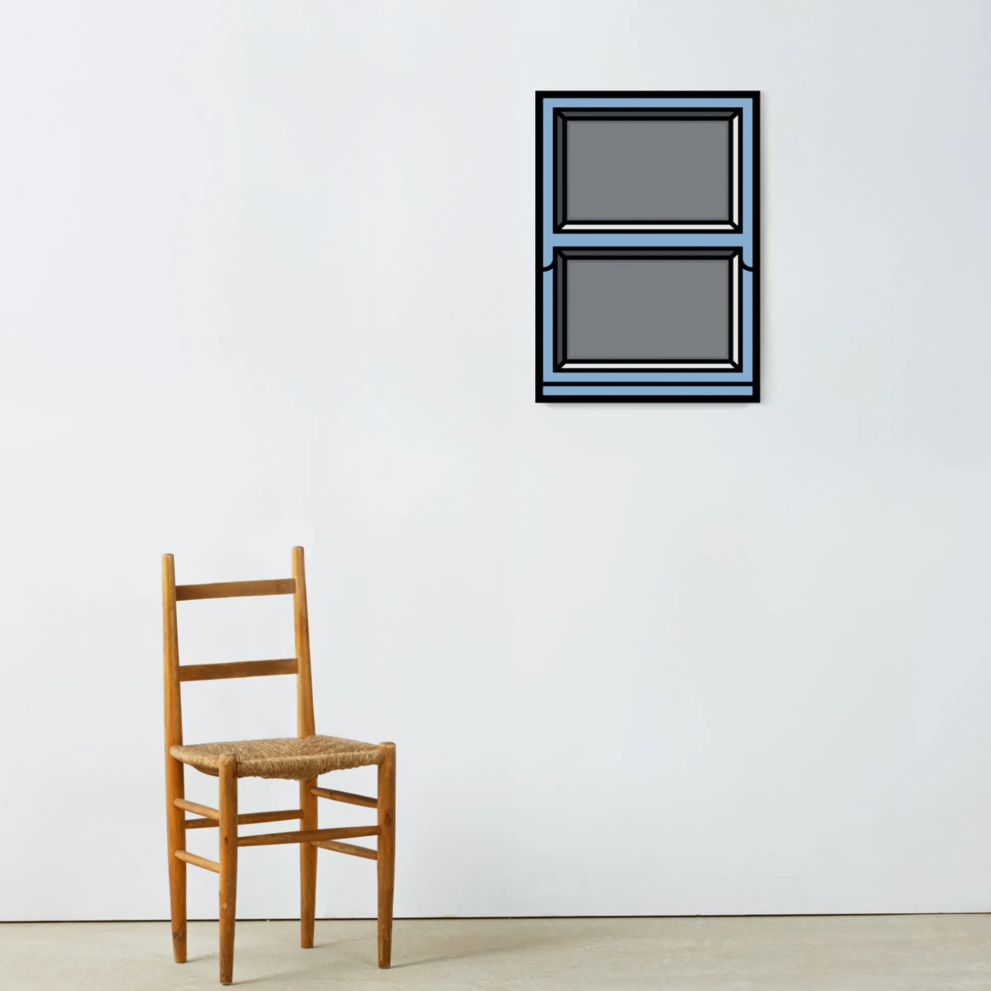 Richard Woods Window 03 Frame Poster