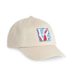 Robert Indiana LOVE Cotton Canvas Baseball Cap