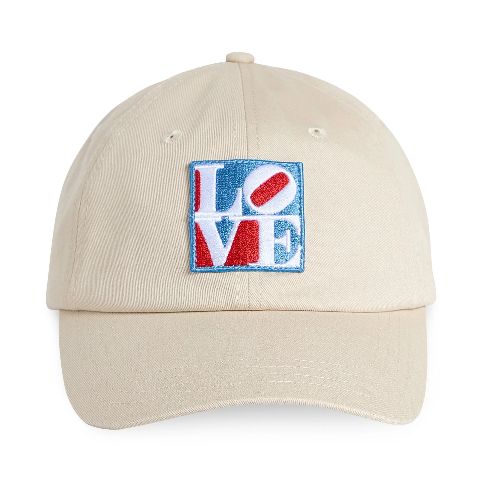 Robert Indiana LOVE Cotton Canvas Baseball Cap