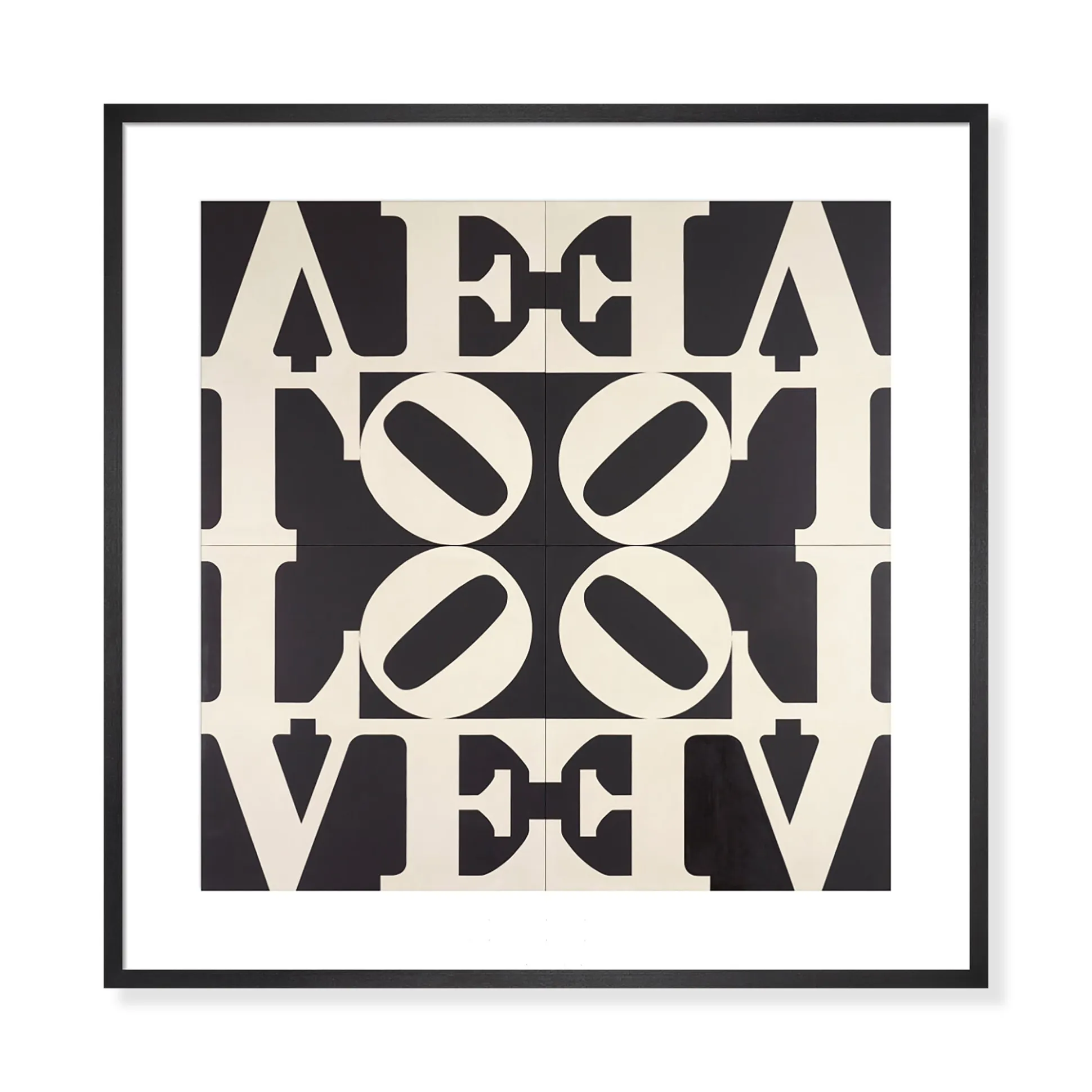 Robert Indiana Love Rises Framed Poster