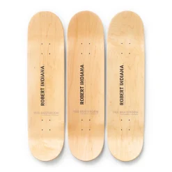 Robert Indiana LOVE Skateboard Triptych