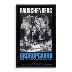 Robert Rauschenberg Night Shades & Urban Bourbons Framed Poster