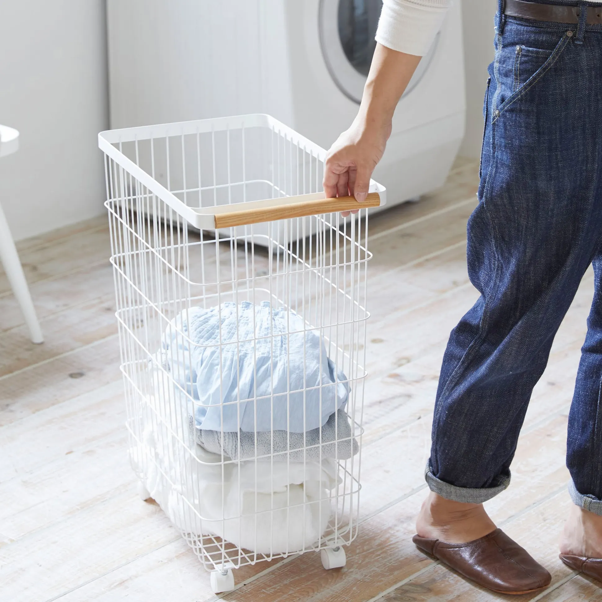 Rolling Laundry Basket