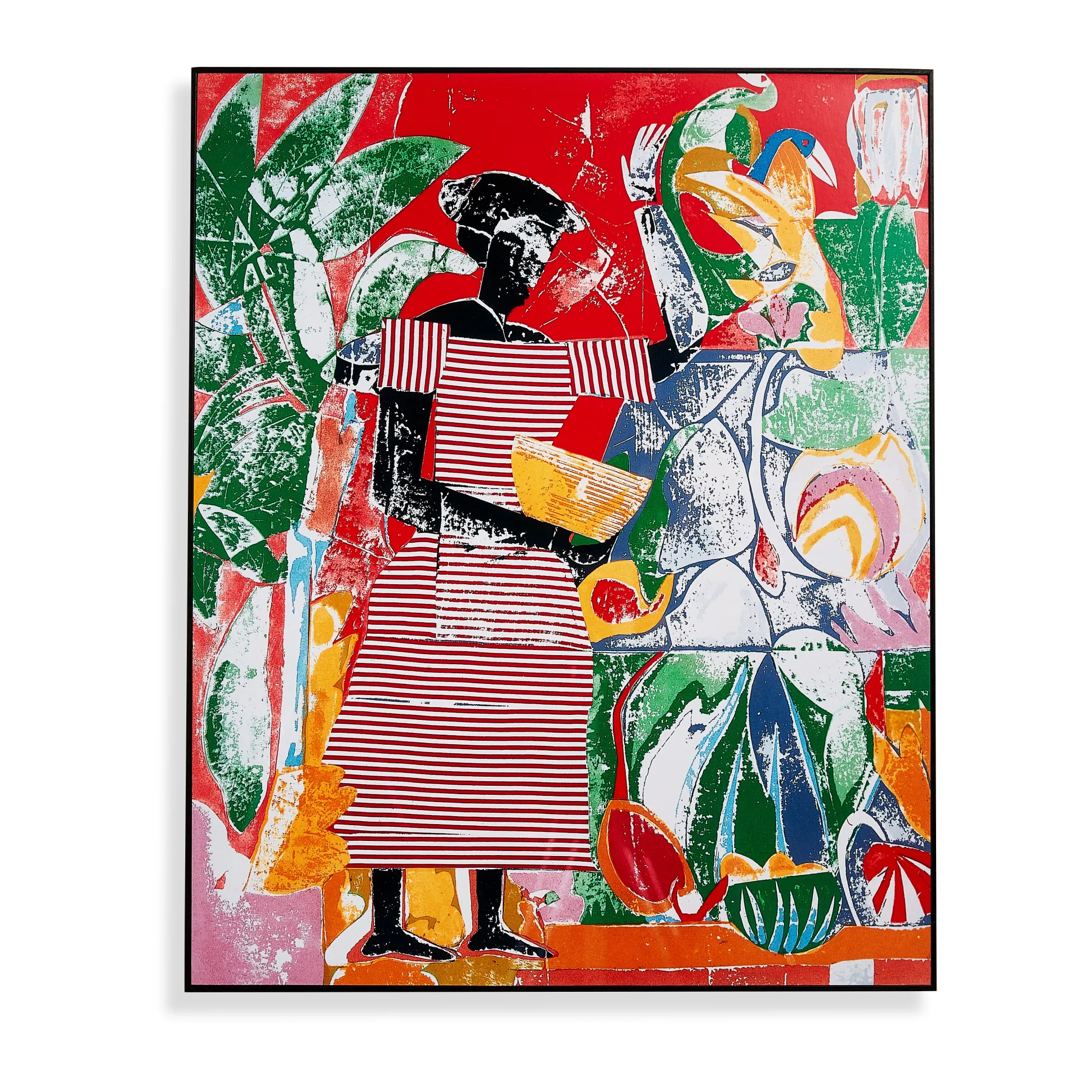 Romare Bearden: In the Garden (from the Portfolio: Prevalence of Ritual), 1974 Framed Print