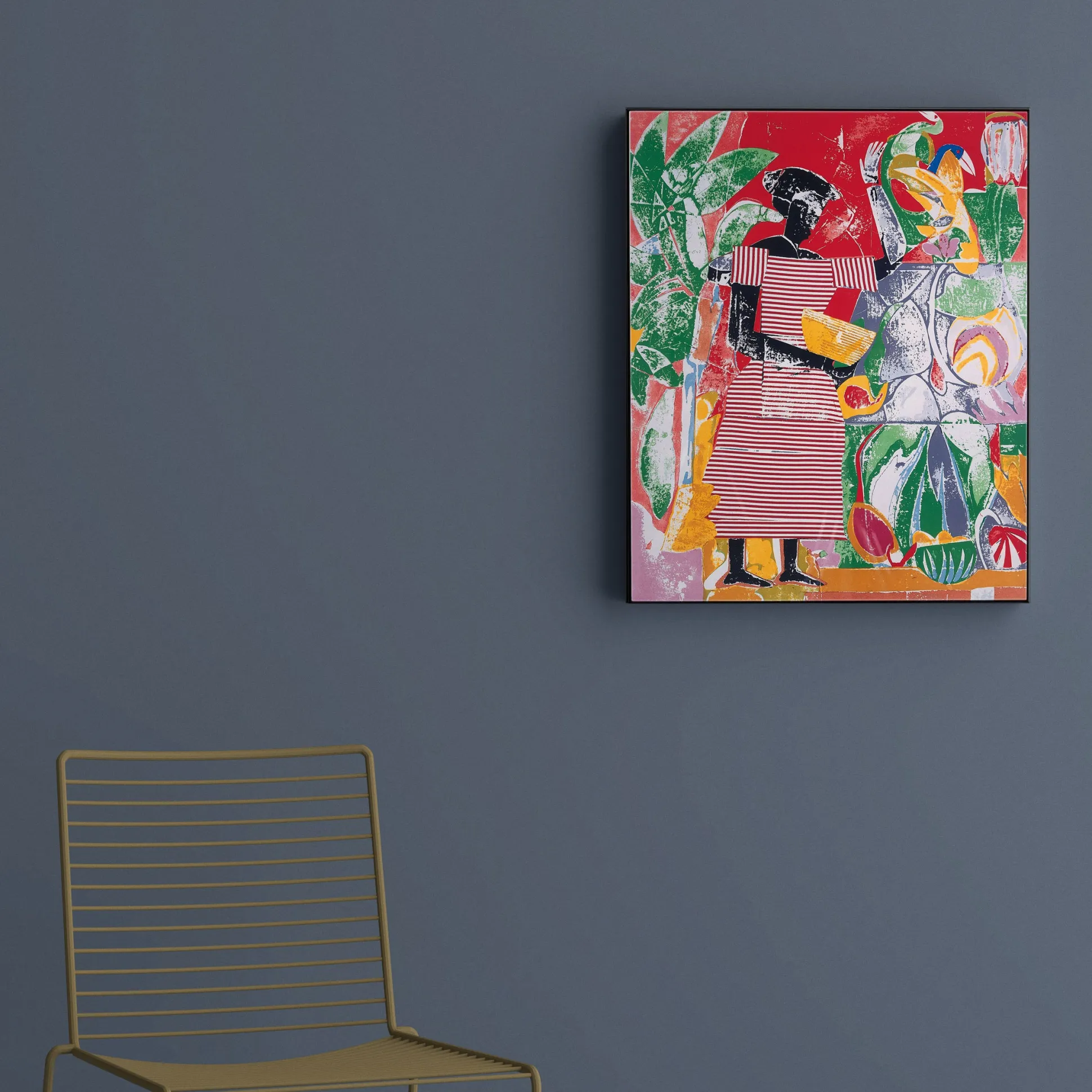 Romare Bearden: In the Garden (from the Portfolio: Prevalence of Ritual), 1974 Framed Print