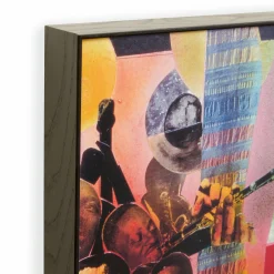 Romare Bearden The Blues Framed Print