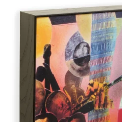 Romare Bearden The Blues Framed Print