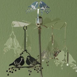 Rotary Birds Tea Light Candle Holder