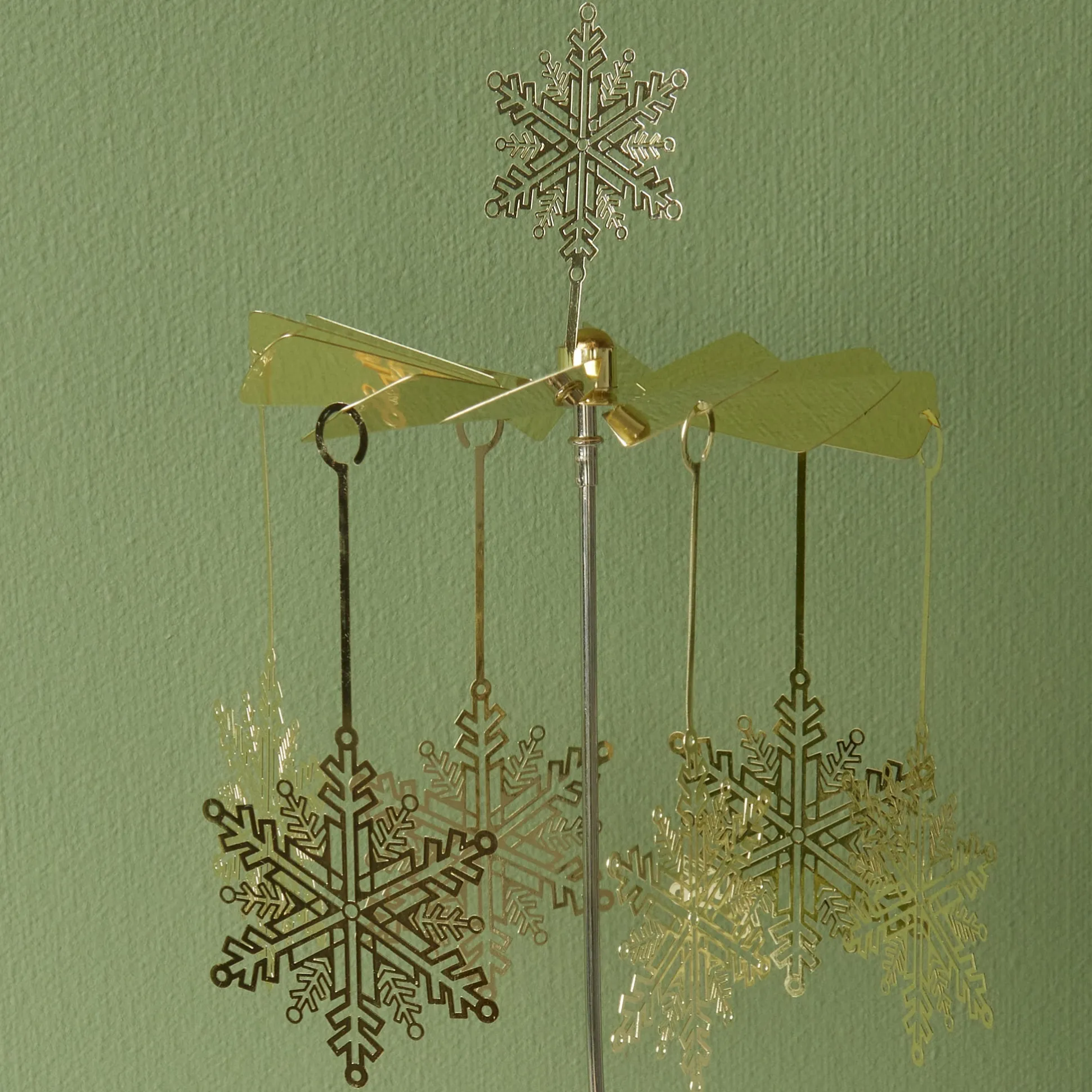 Rotating Snowstar Candle Holder