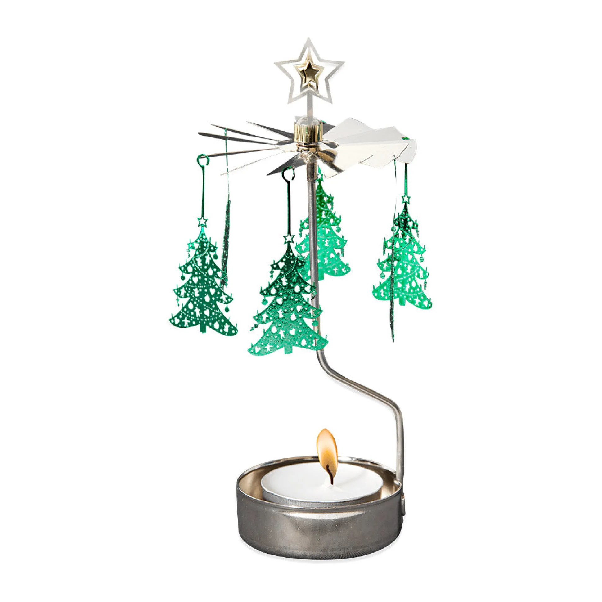 Rotating Tree Candle Holder