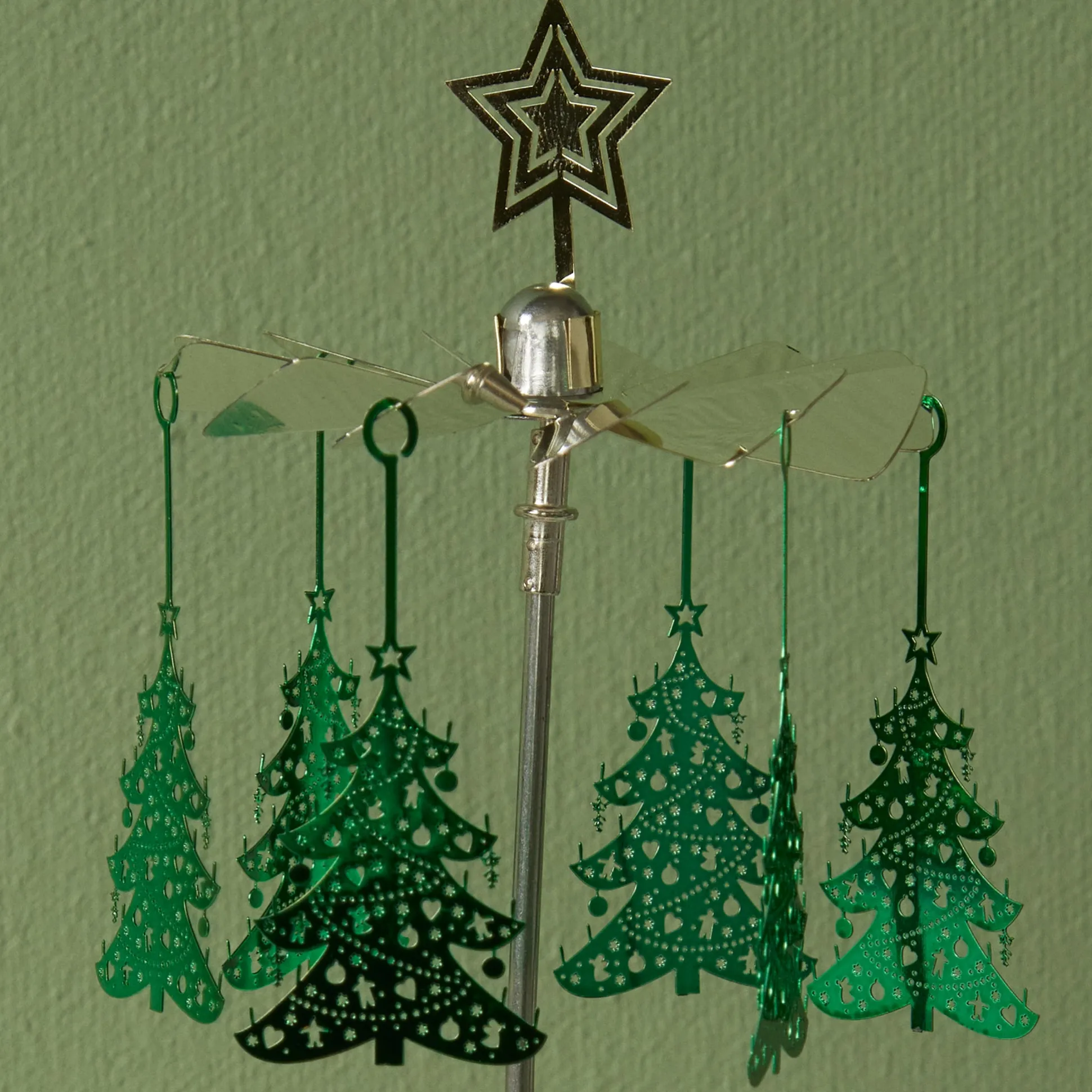 Rotating Tree Candle Holder