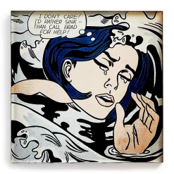 Roy Lichtenstein: Drowning Girl Magnet