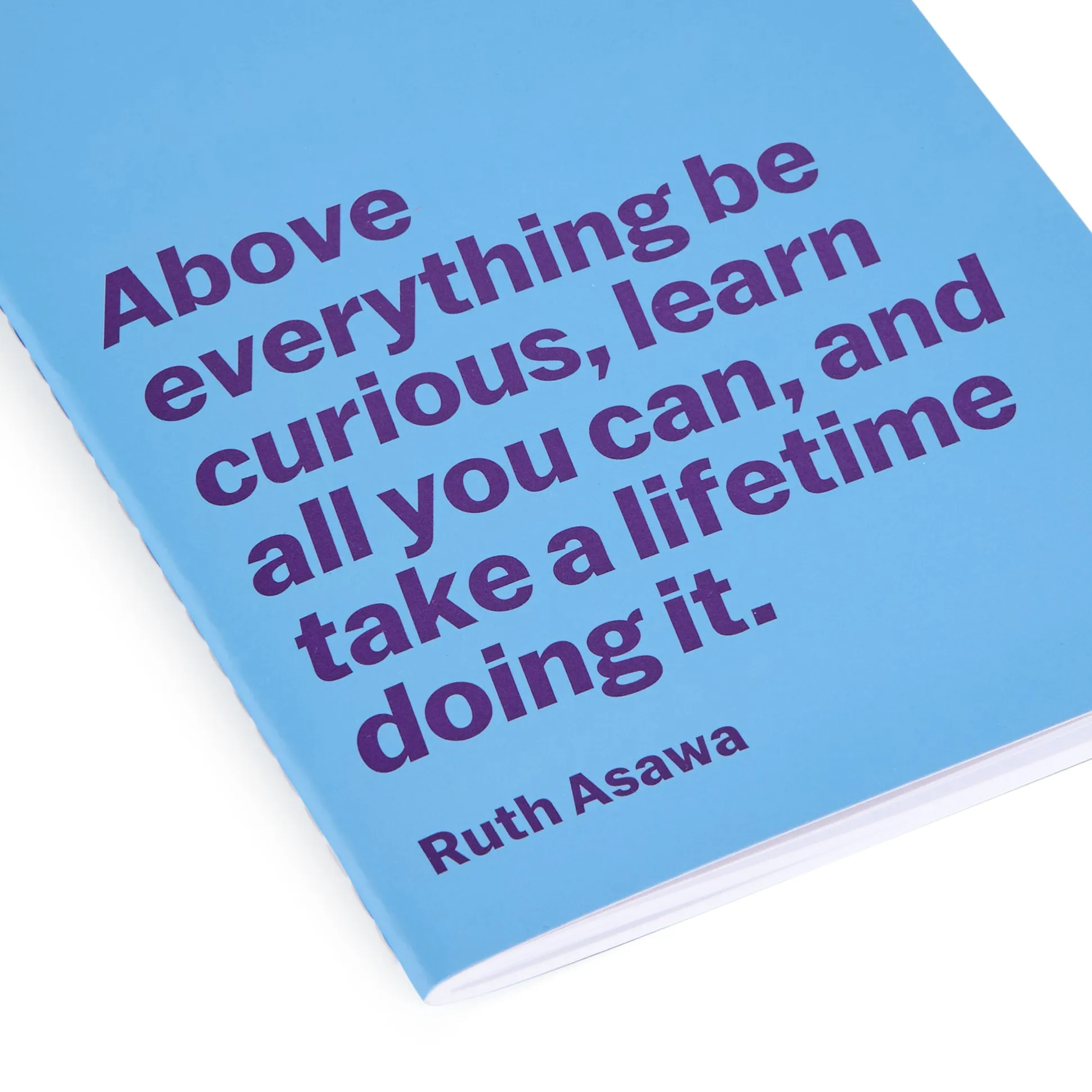 Ruth Asawa Quote Notebook