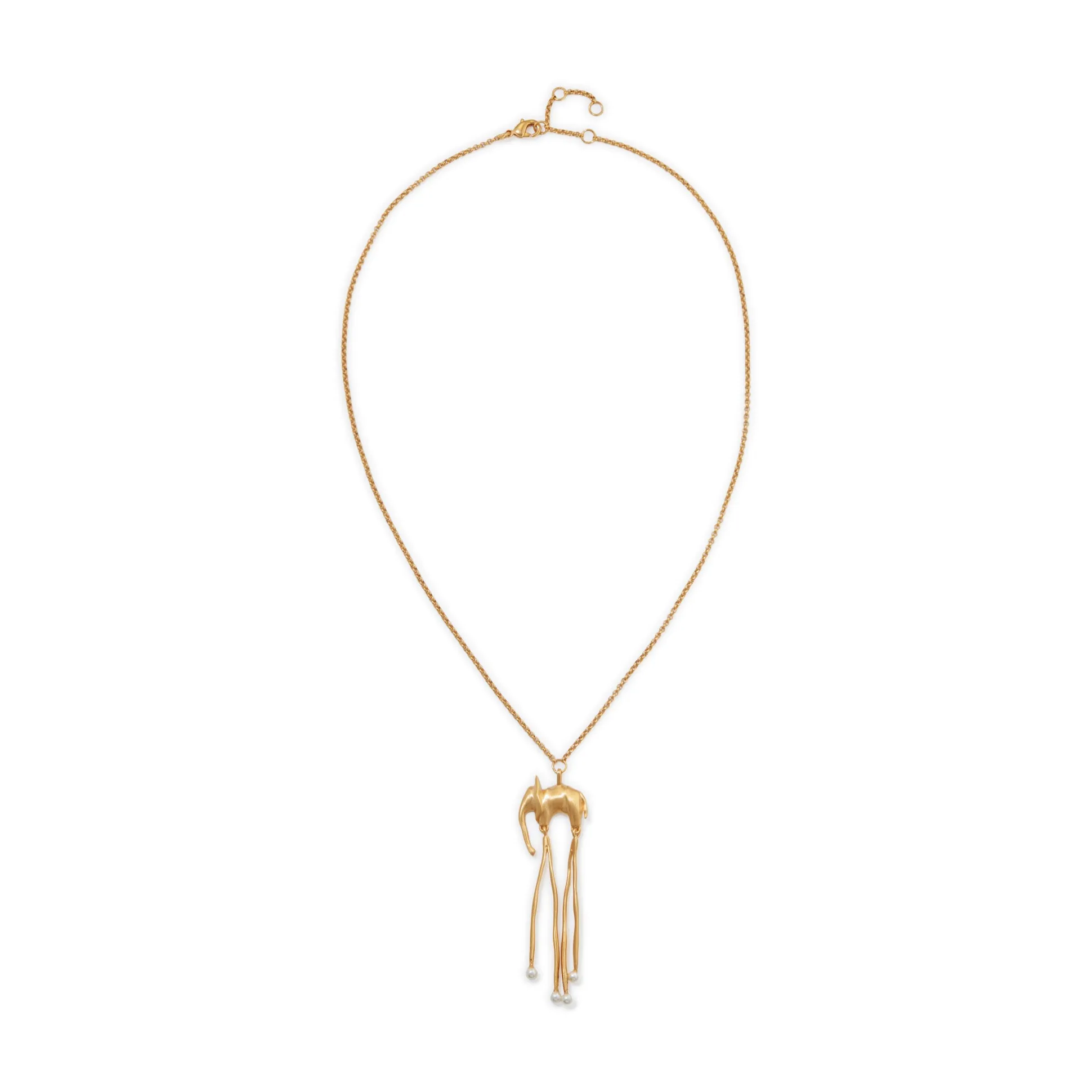 Salvador Dalí Gold-Plated Elephant Necklace