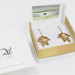 Salvador Dalí Gold-Plated Eye Drop Earrings