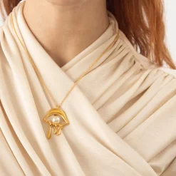 Salvador Dalí Gold-Plated Eye Drop Necklace
