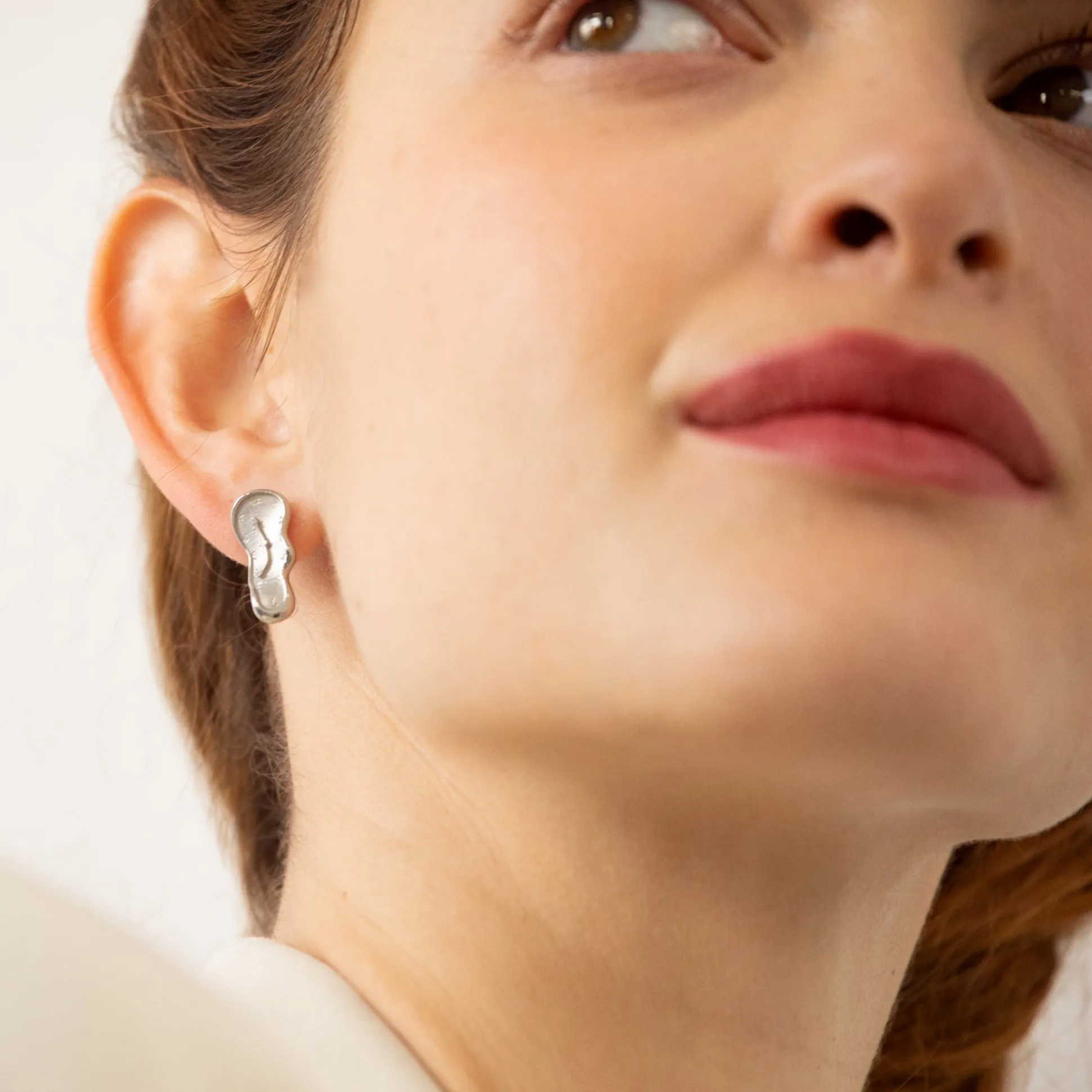 Salvador Dalí Gold-Plated Melting Clock Post Earrings
