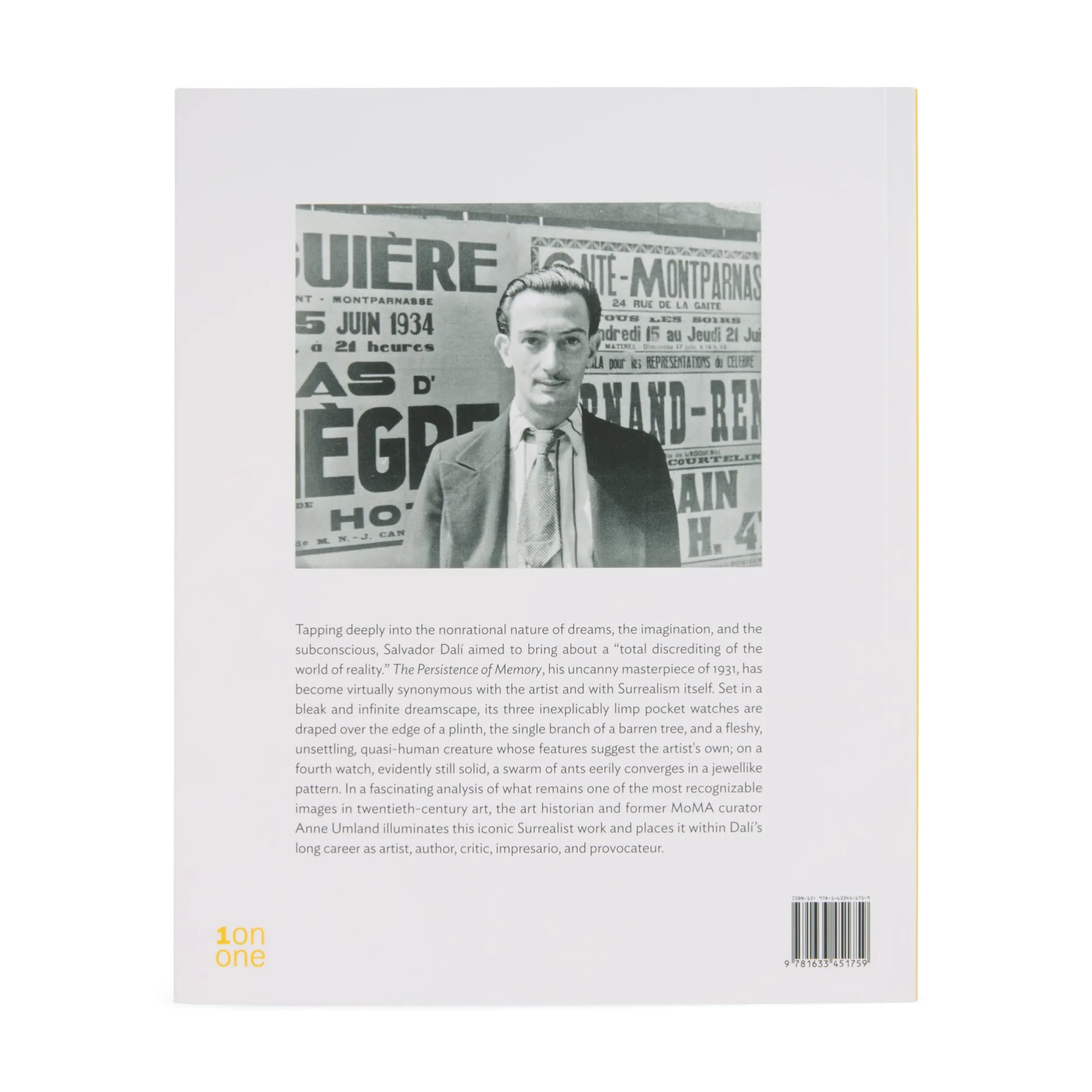 Salvador Dalí: The Persistence of Memory (MoMA One on One Series) - Paperback Book