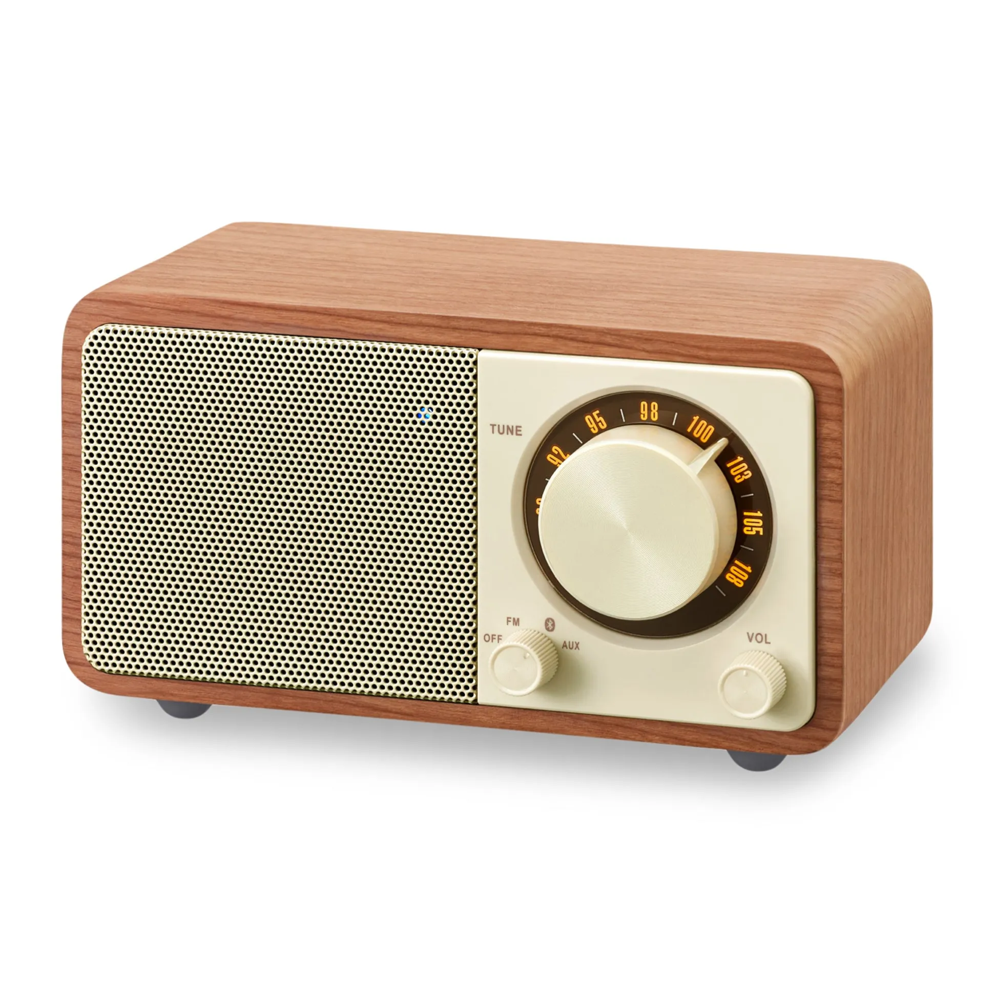 Sangean WR-7WL Bluetooth Speaker / FM Wooden Cabinet Radio