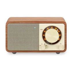 Sangean WR-7WL Bluetooth Speaker / FM Wooden Cabinet Radio