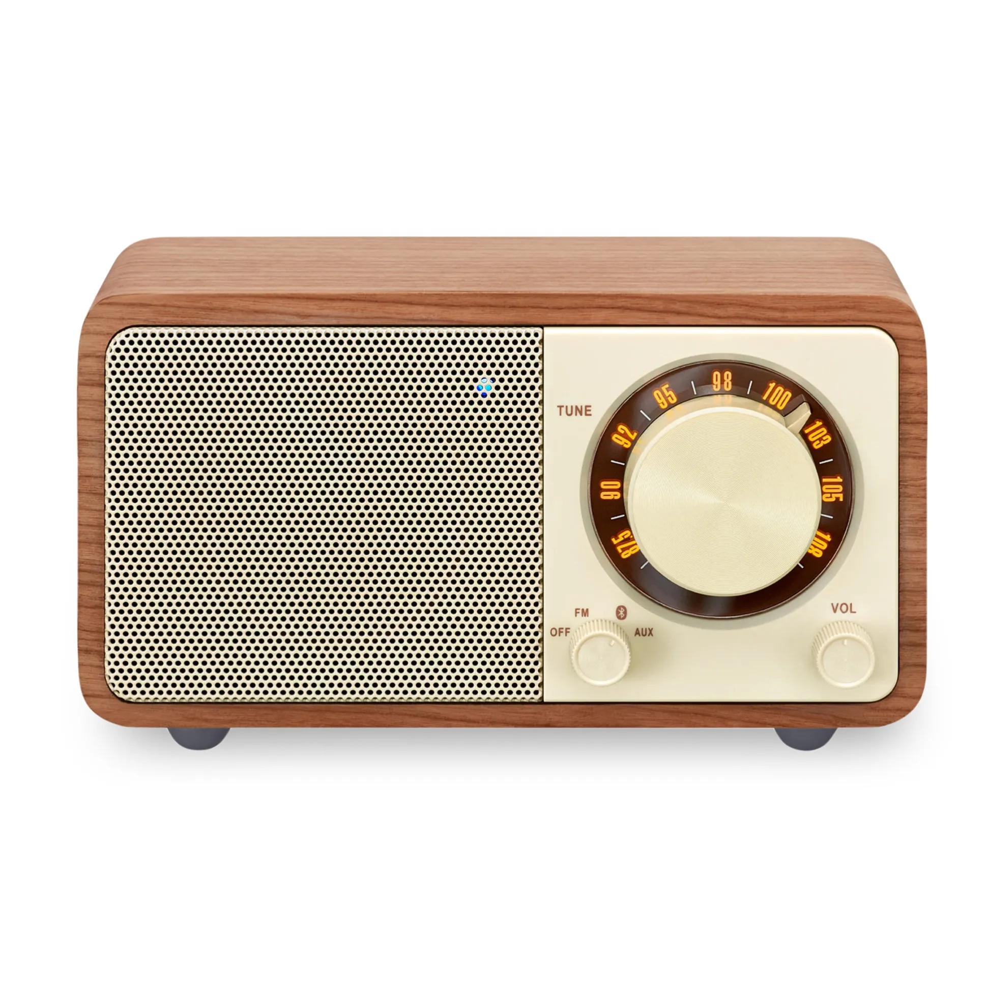 Sangean WR-7WL Bluetooth Speaker / FM Wooden Cabinet Radio