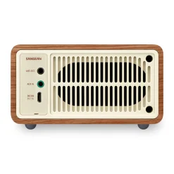 Sangean WR-7WL Bluetooth Speaker / FM Wooden Cabinet Radio