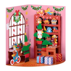 Santa’s Workshop Holiday Pop-Up Cards - Set of 8
