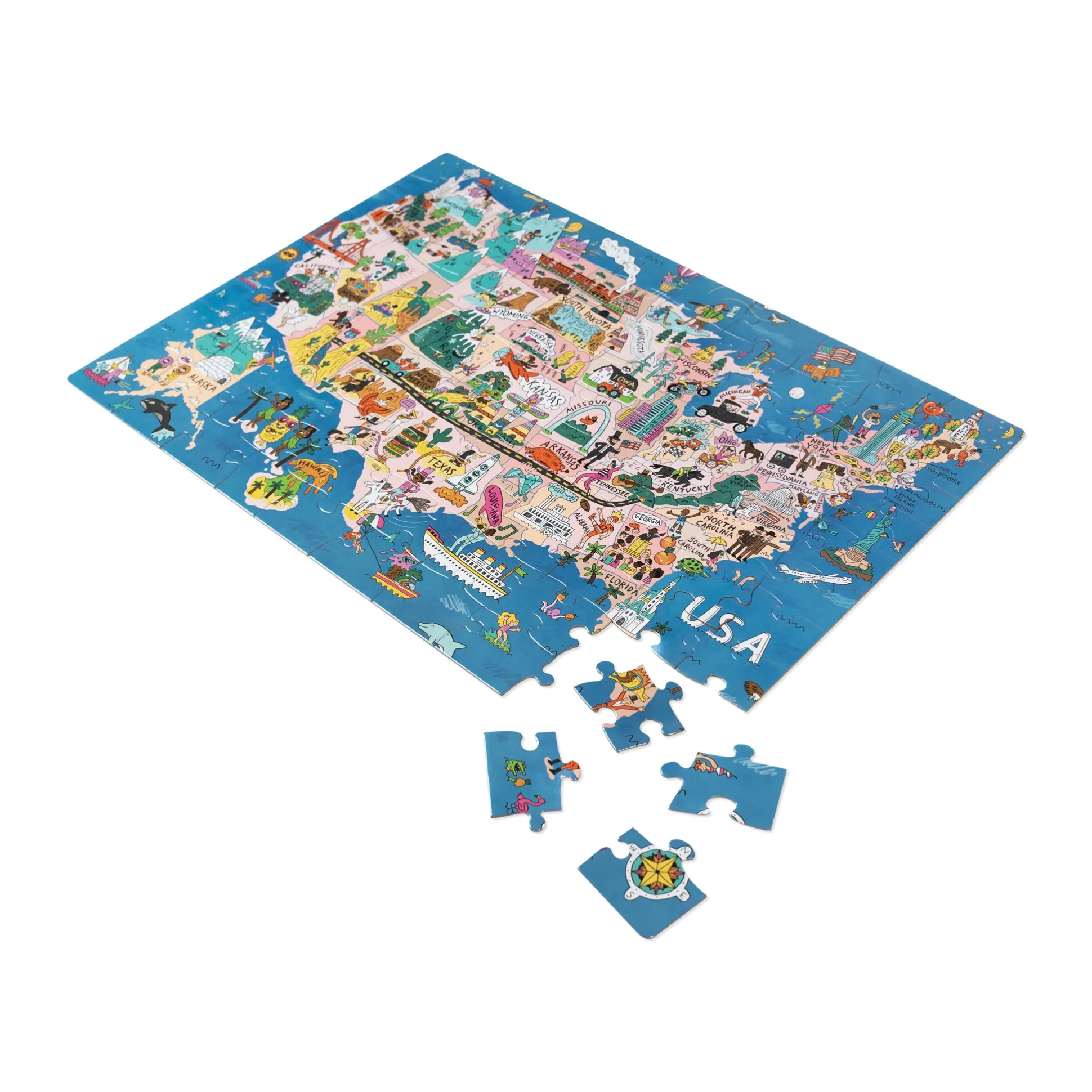See the USA! Jigsaw Puzzle - 100 pieces