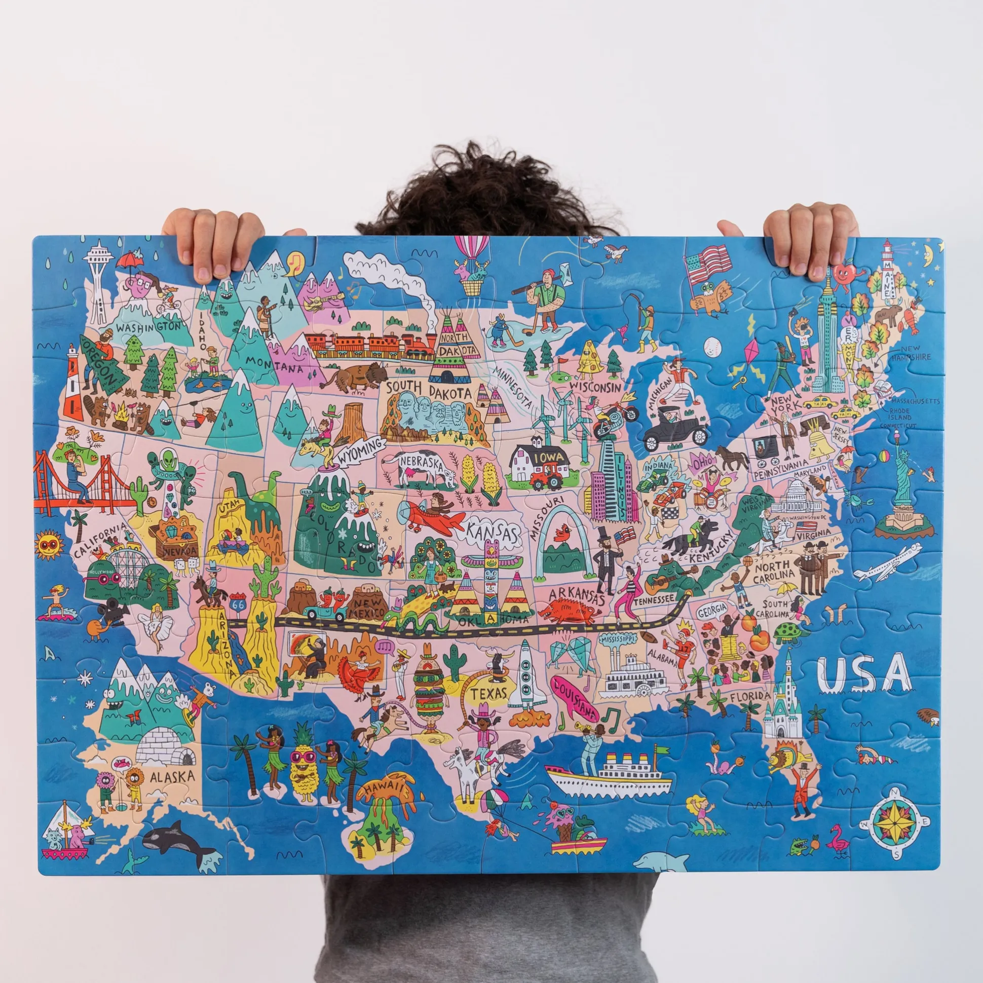 See the USA! Jigsaw Puzzle - 100 pieces