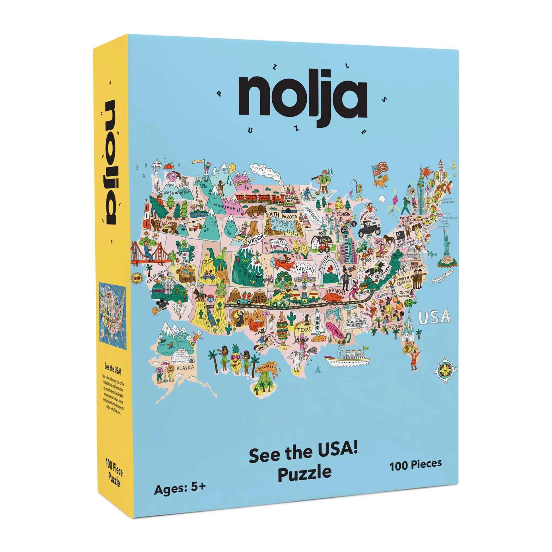 See the USA! Jigsaw Puzzle - 100 pieces