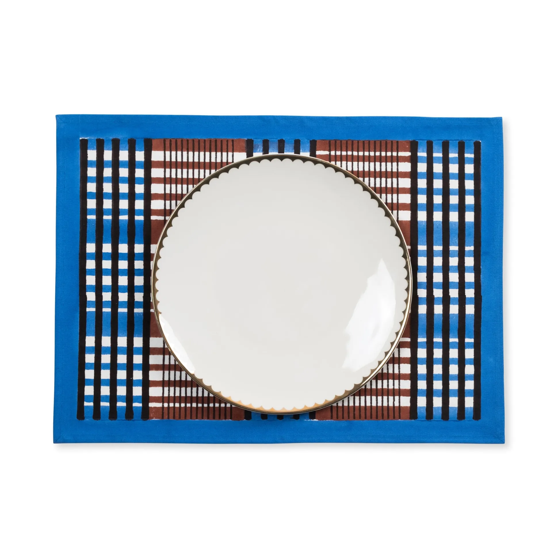 Shetland Plaid Cotton Table Linens - Placemat