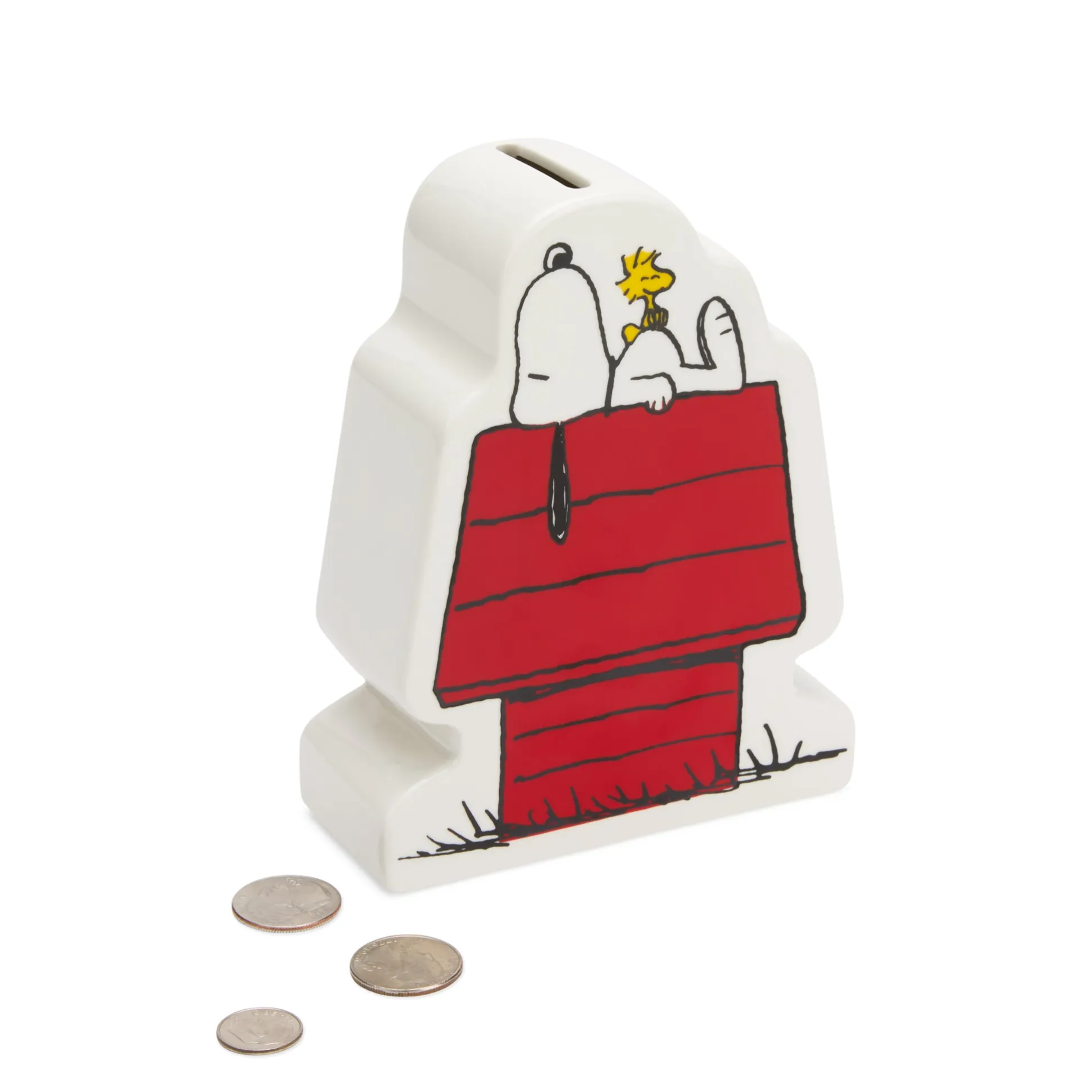 Snoopy Ceramic House Coin Bank