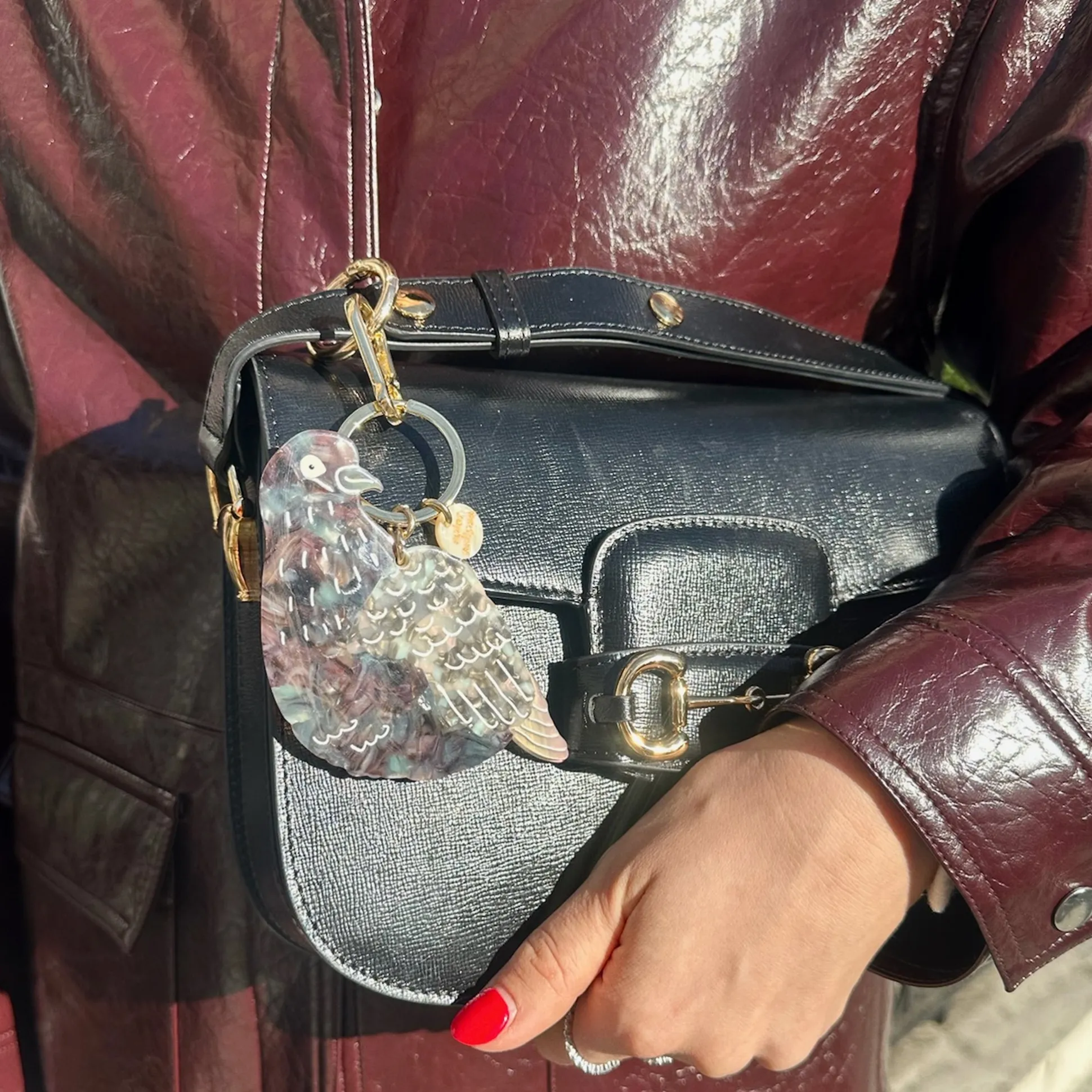 Solar Eclipse Keyring Bag Charm