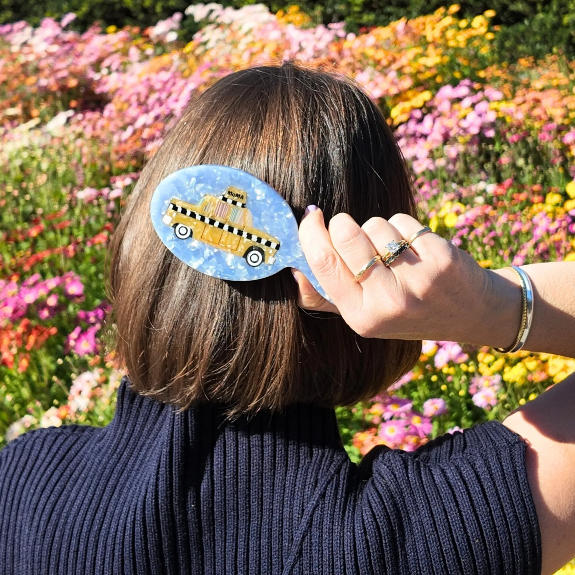 Solar Eclipse MoMA Taxi Mini Hair Brush