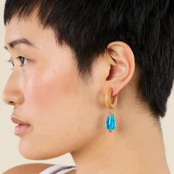 Sophie Monet Rain Hoop Earrings