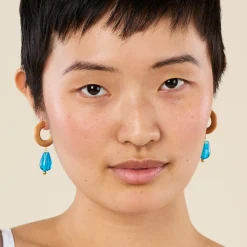 Sophie Monet Rain Hoop Earrings