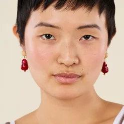 Sophie Monet Scarlet Earrings