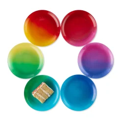Spectrum Dinnerware - Dessert Plates S/6