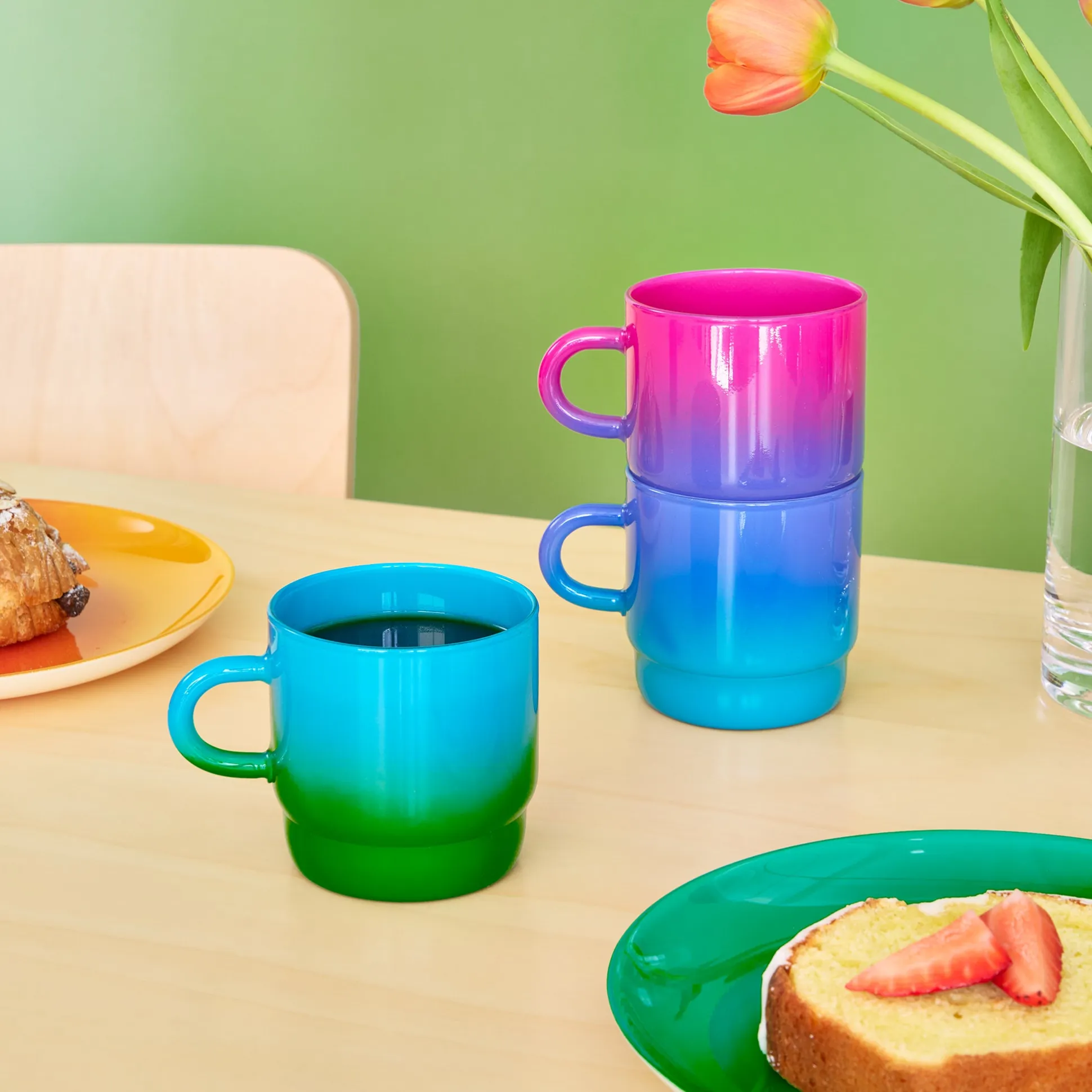Spectrum Dinnerware - Mugs S/6