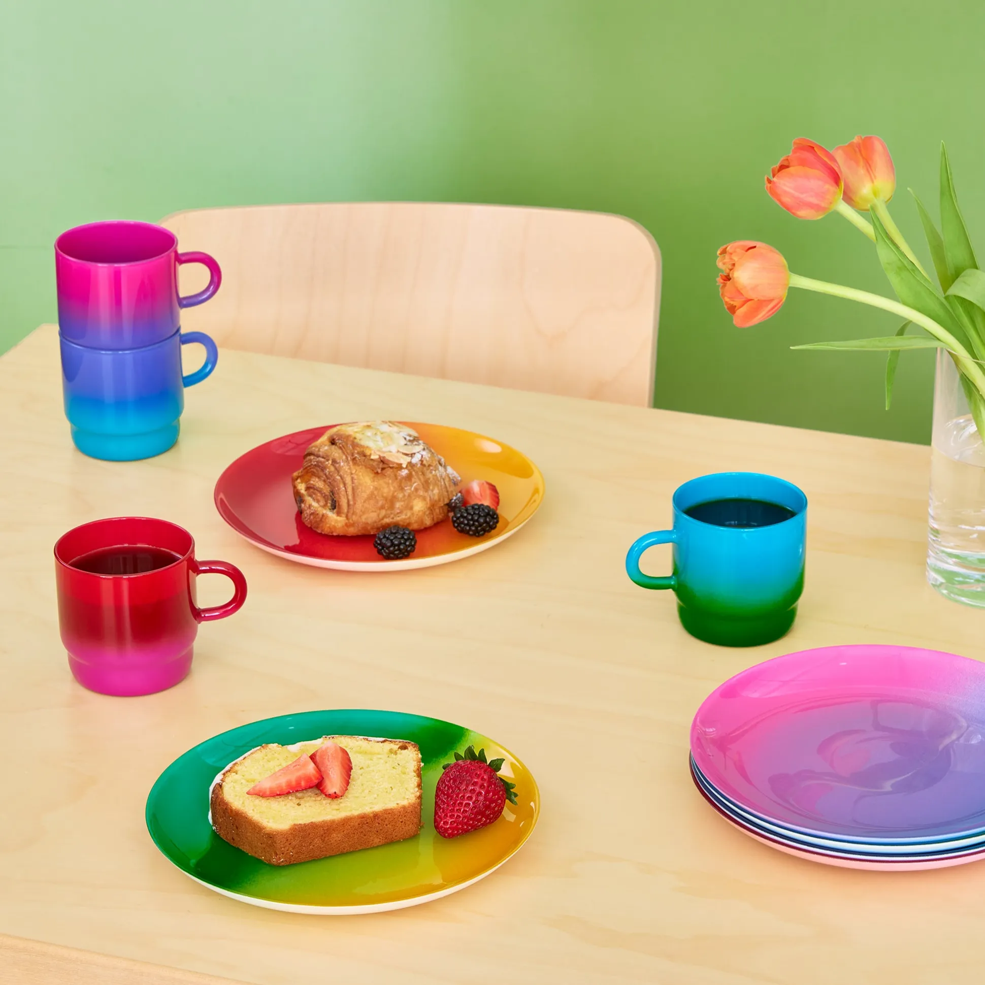 Spectrum Dinnerware - Mugs S/6