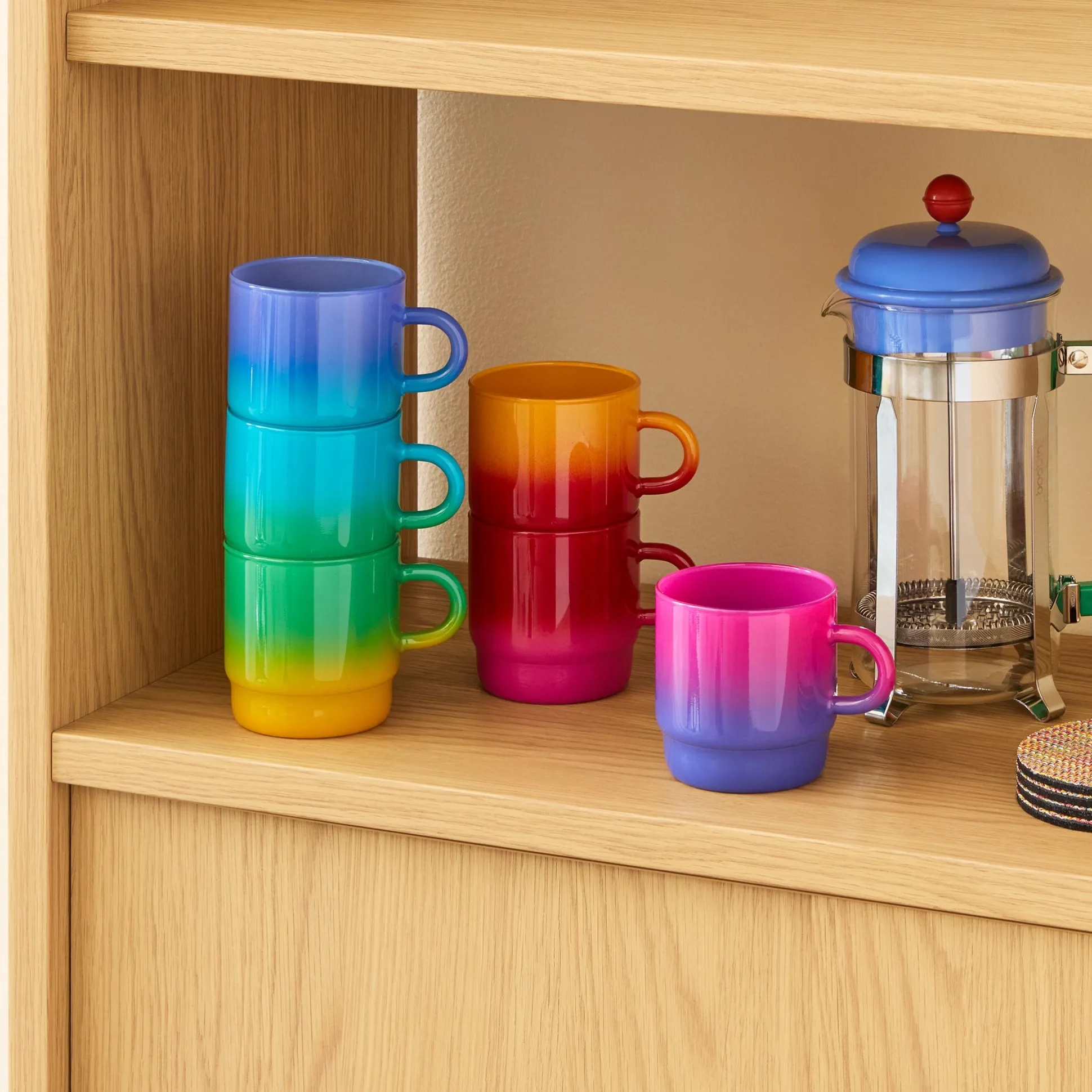 Spectrum Dinnerware - Mugs S/6
