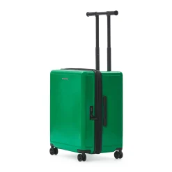 Square Expandable Suitcase with TT Handle - Checked